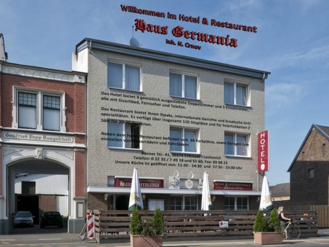 Restoran Otel Banketnyj Zal Haus Germania Erftshtadt Foto Na